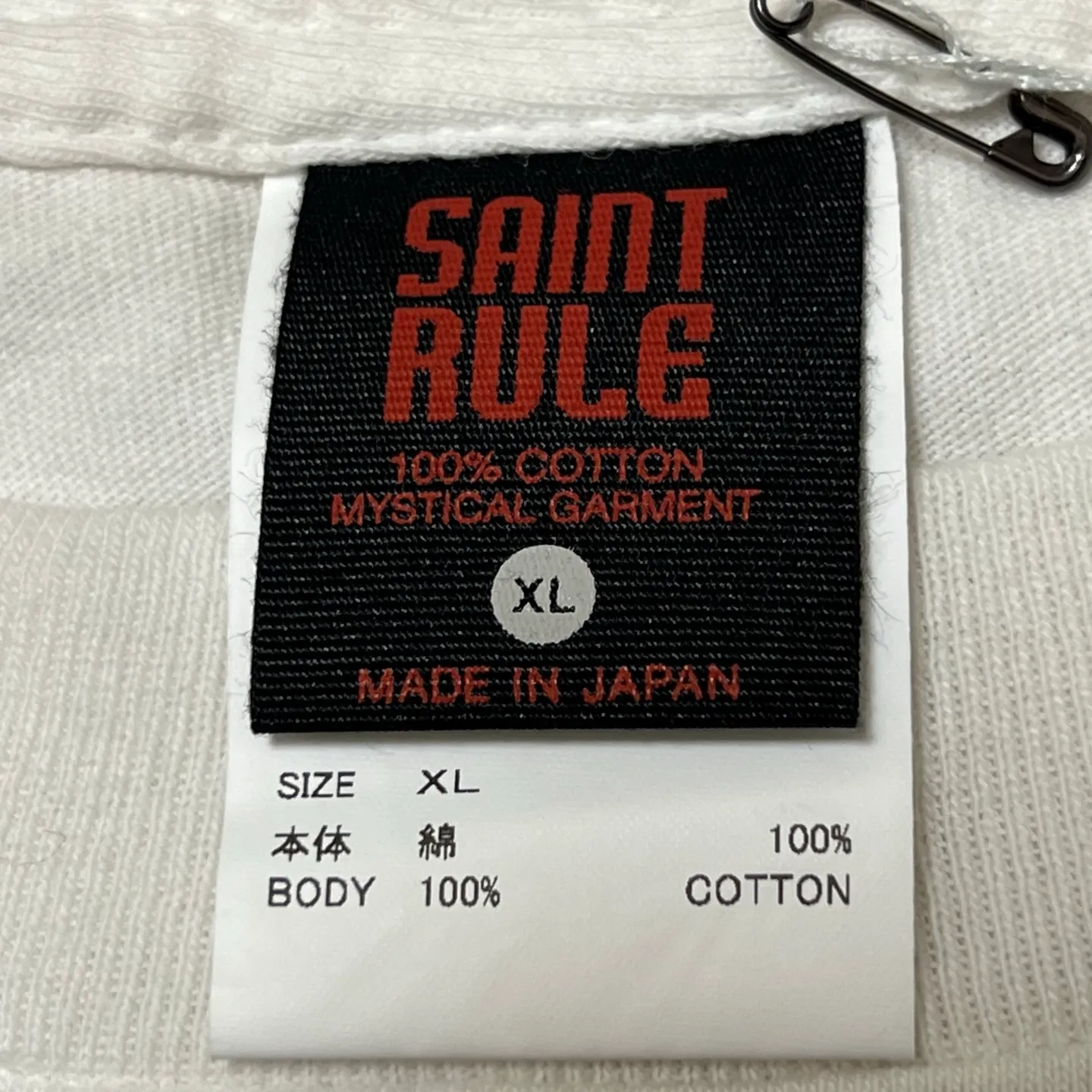 SAINT Mxxxxxx × EVENGELION × GEEKS RULE EV_SS TEE/BLUE/WHT Three-party co-branded Neon Genesis Evangelion co-branded TEE off-white S-XL Made of original OE yarn tube weaving without side seams to distinguish the width of the fabric Original consistent co-branded label/co-branded wash mark/little angel anti-counterfeiting label Top-notch printing technology Repeated pattern making, closely following the original details